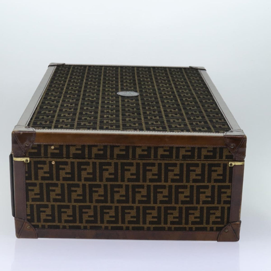 FENDI Zucca Canvas Trunk Brown 86274