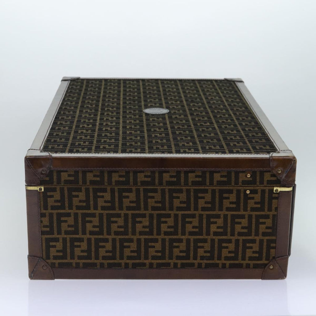 FENDI Zucca Canvas Trunk Brown 86274