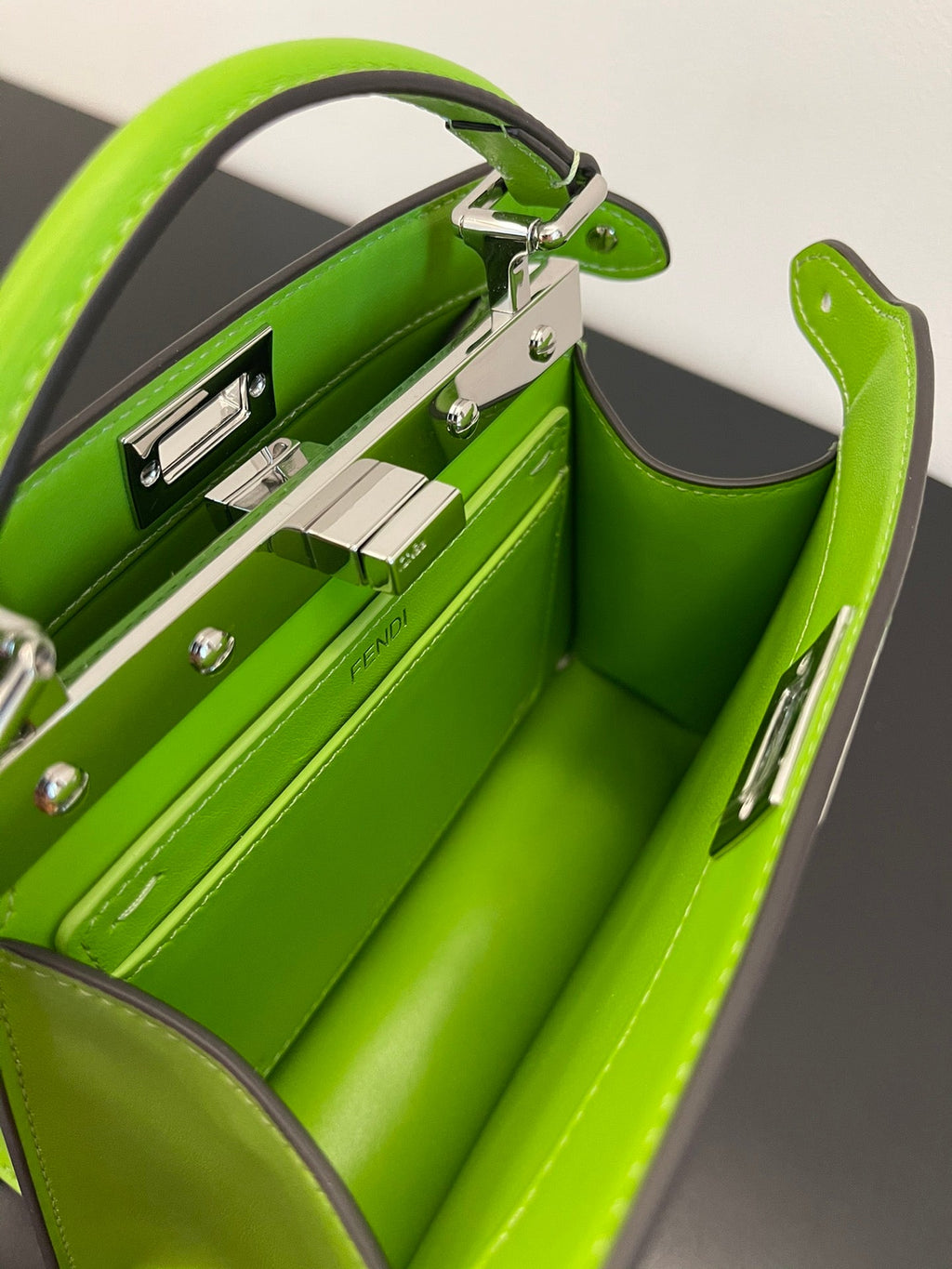 FI GlamI ISeeU Petite Chartreuse Small Bag For Woman 20cm/8in