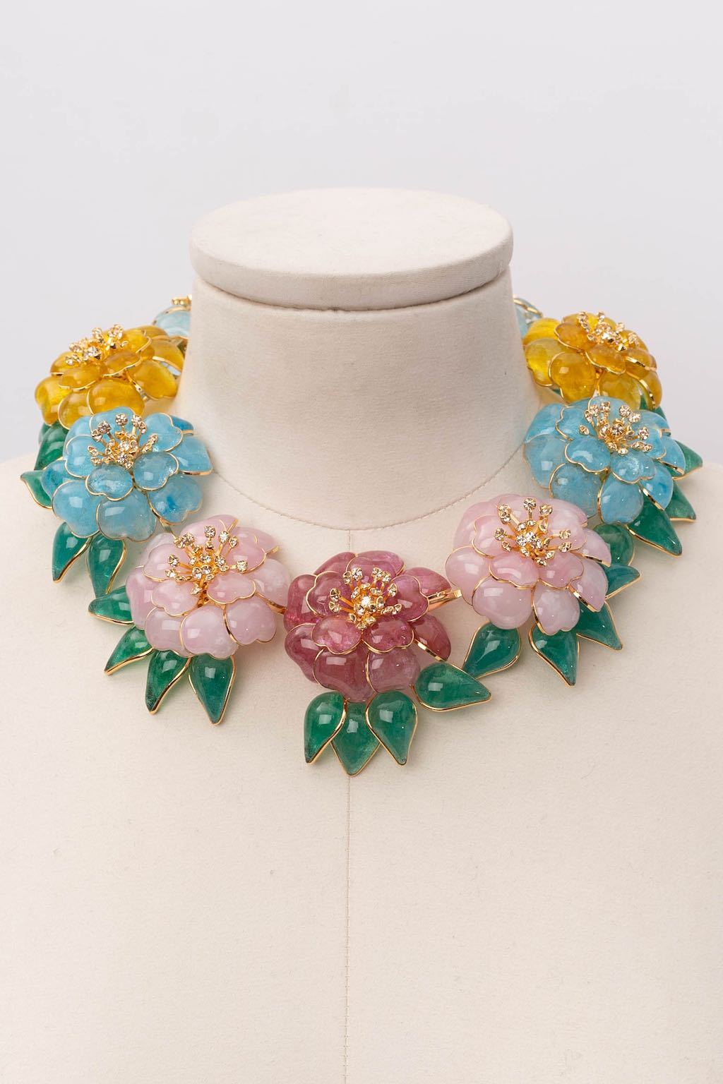 Collier fleurs Augustine