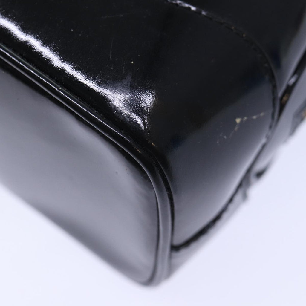 GUCCI Bamboo Backpack Enamel Black Gold 001 1075 1650 0 86335