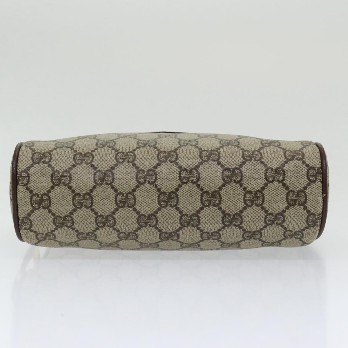 GUCCI GG Supreme Web Sherry Line Shoulder Bag Beige Gold 001 44 6655 86407
