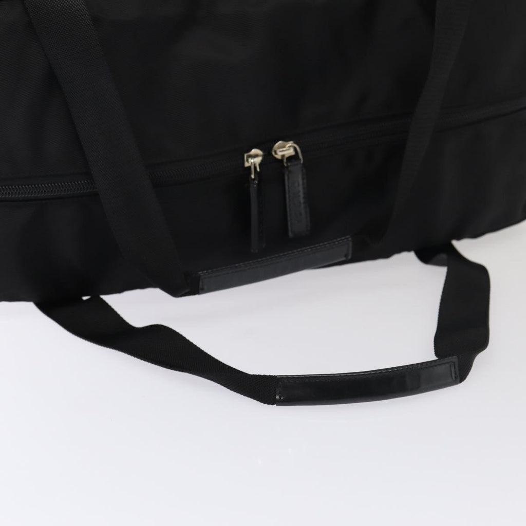 GUCCI Boston Bag Nylon Black Silver 012 0389 002058 86461