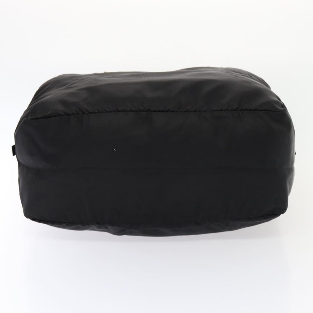 GUCCI Boston Bag Nylon Black Silver 012 0389 002058 86461