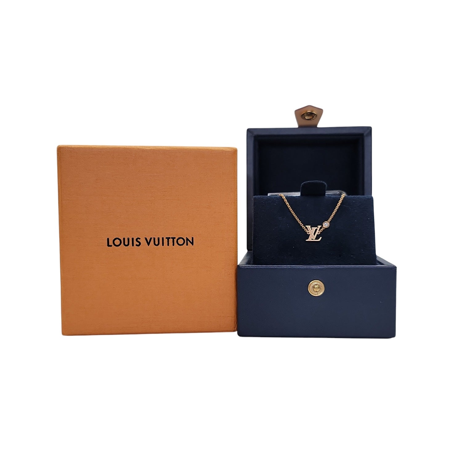 Louis Vuitton Idylle Blossom Pink Gold and Diamond Pendant Necklace