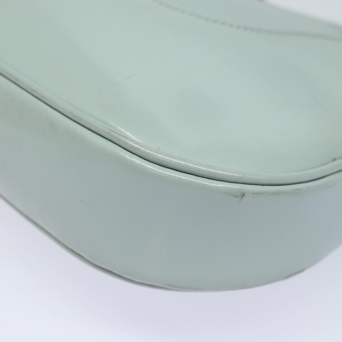 GUCCI Shoulder Bag Enamel Blue Gold 001 4150 86524