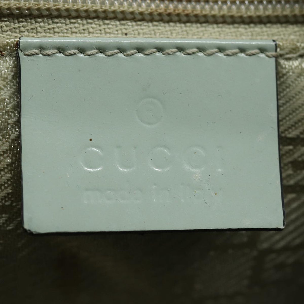 GUCCI Shoulder Bag Enamel Blue Gold 001 4150 86524