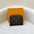 LV Zippy Card Holder / Coin Purse in Monogram Canvas GHW