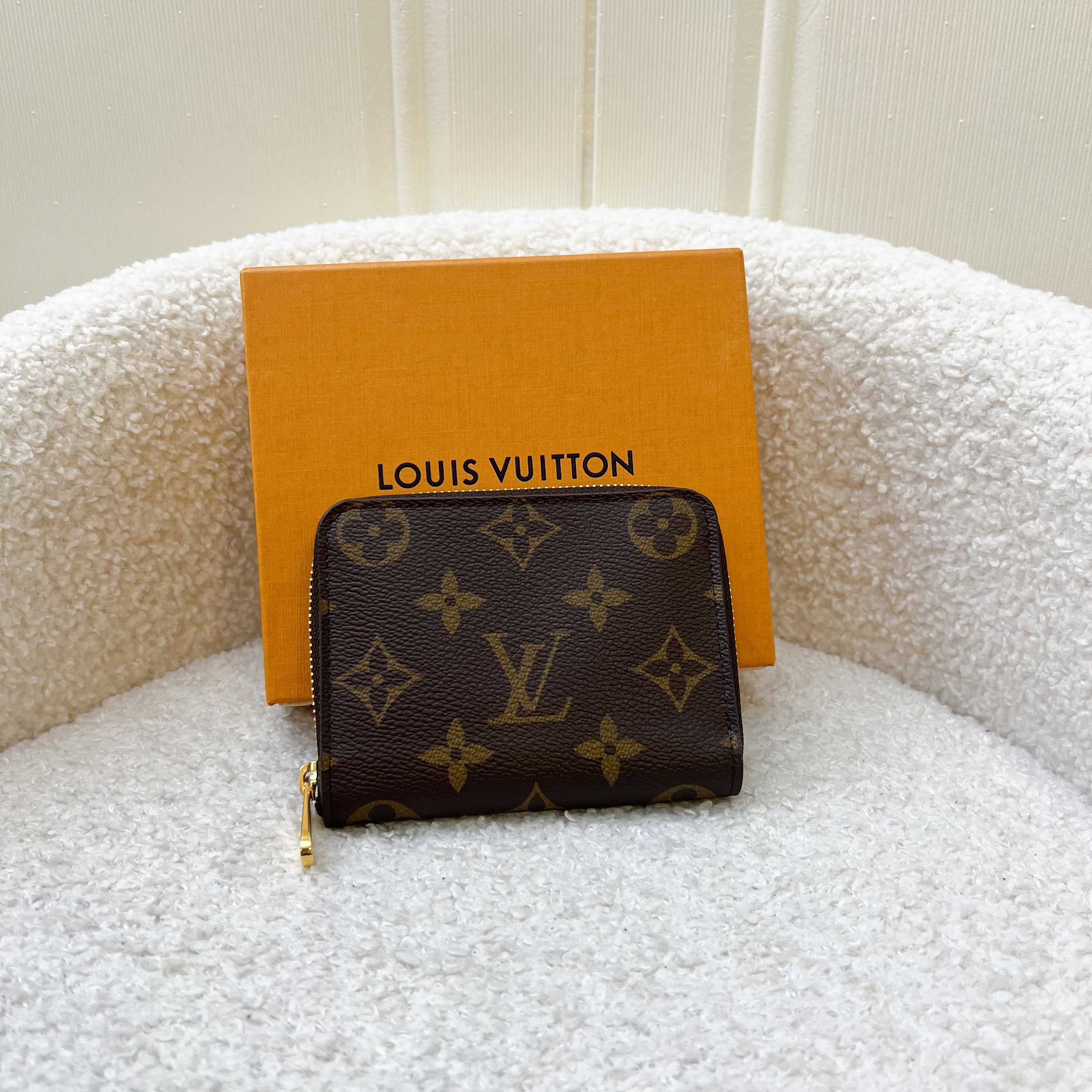 LV Zippy Card Holder / Coin Purse in Monogram Canvas GHW