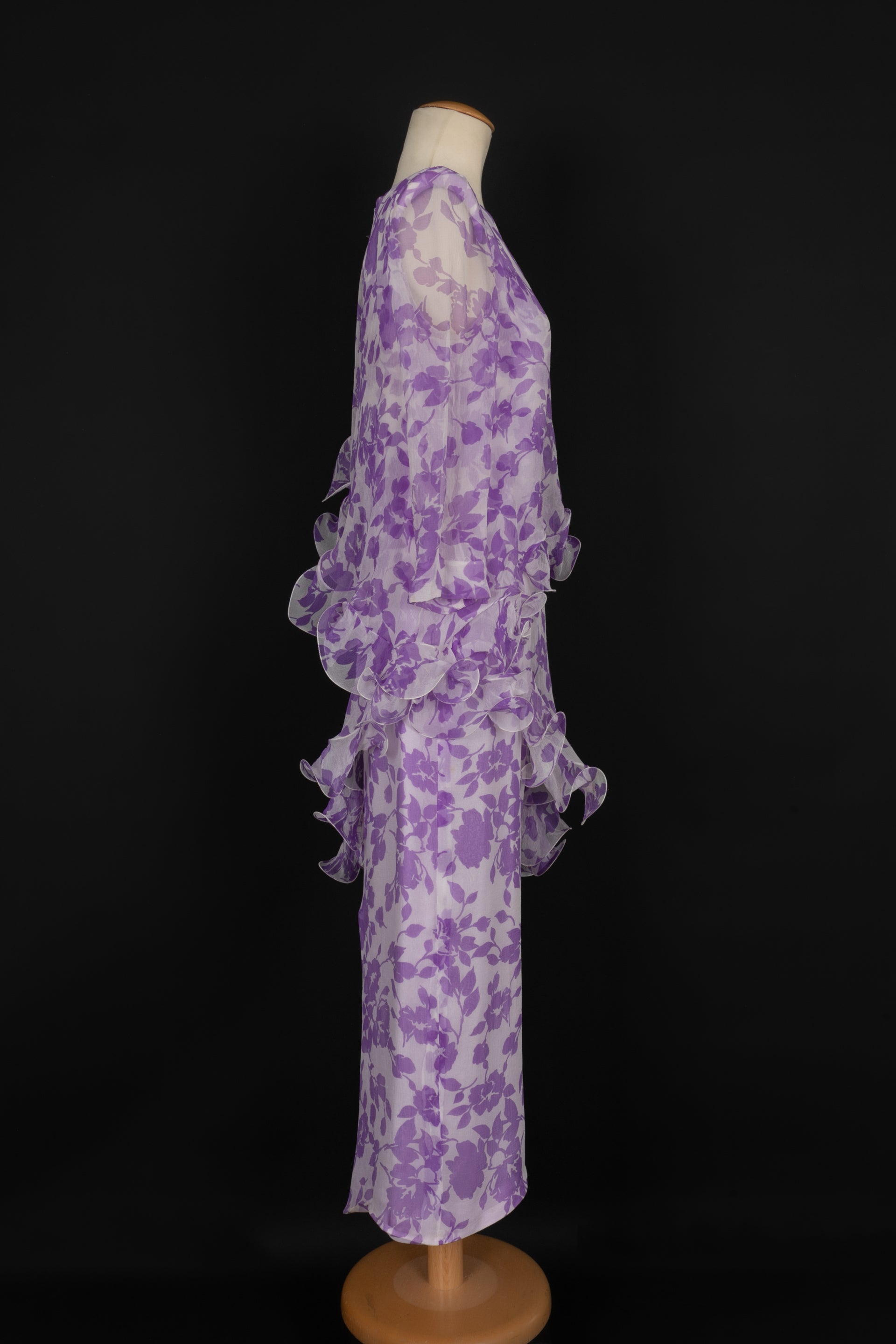 Robe en soie Pierre Cardin