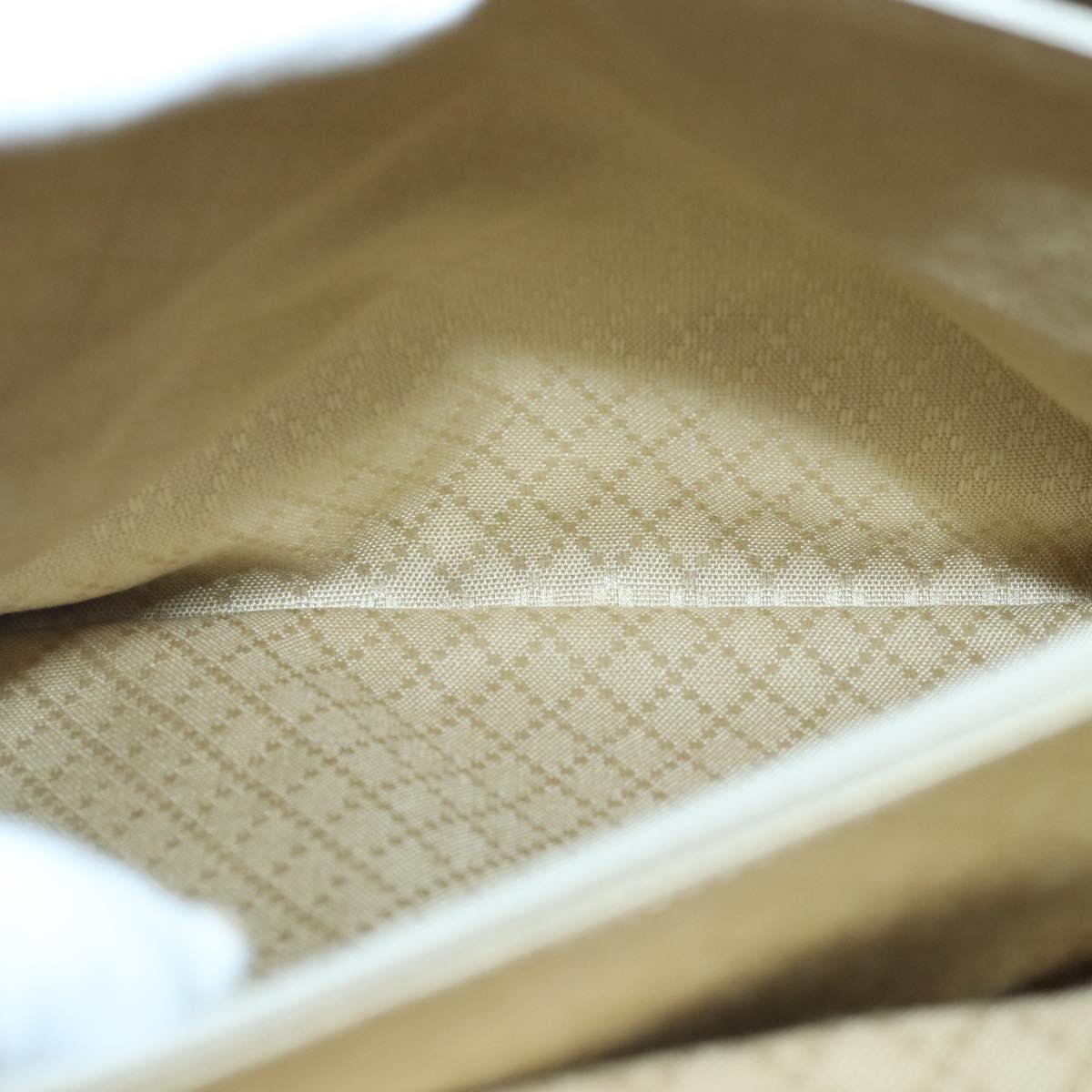 GUCCI Bamboo Hand Bag Suede 2way Beige Gold 002 2855 0322 0 86613