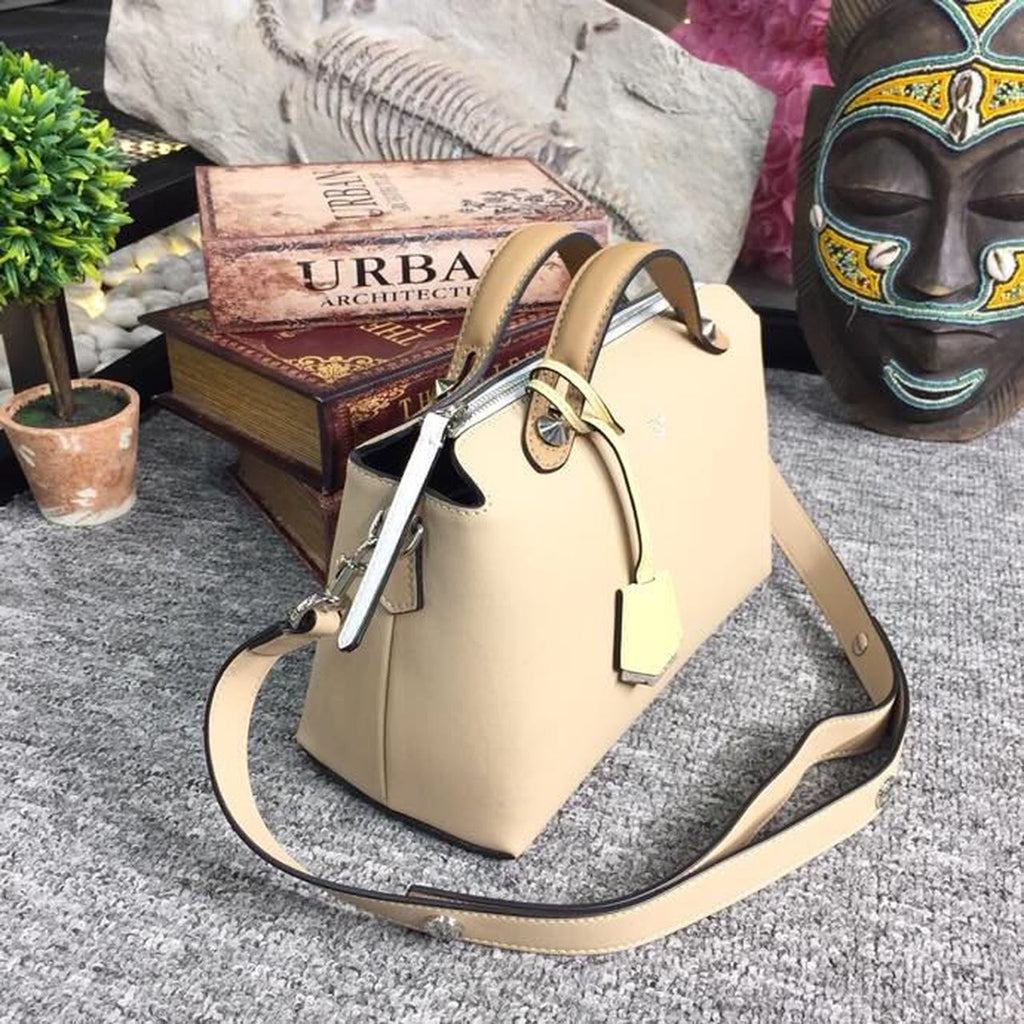 FI By The Way MeGLAMIum Bag Beige For Women, Handbags, Shoulder And Crossbody Bags 10.6in/27cm FF 8BL1461