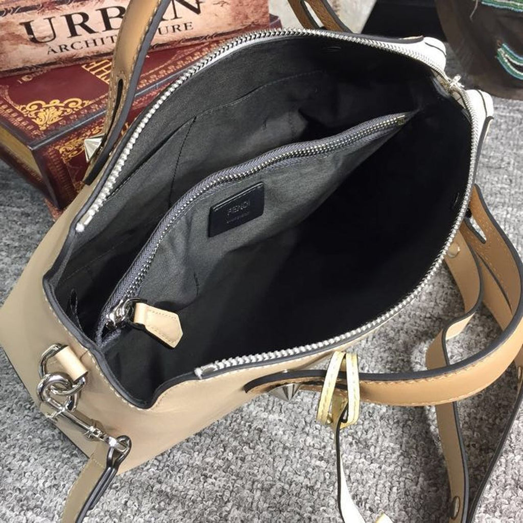 FI By The Way MeGLAMIum Bag Beige For Women, Handbags, Shoulder And Crossbody Bags 10.6in/27cm FF 8BL1461
