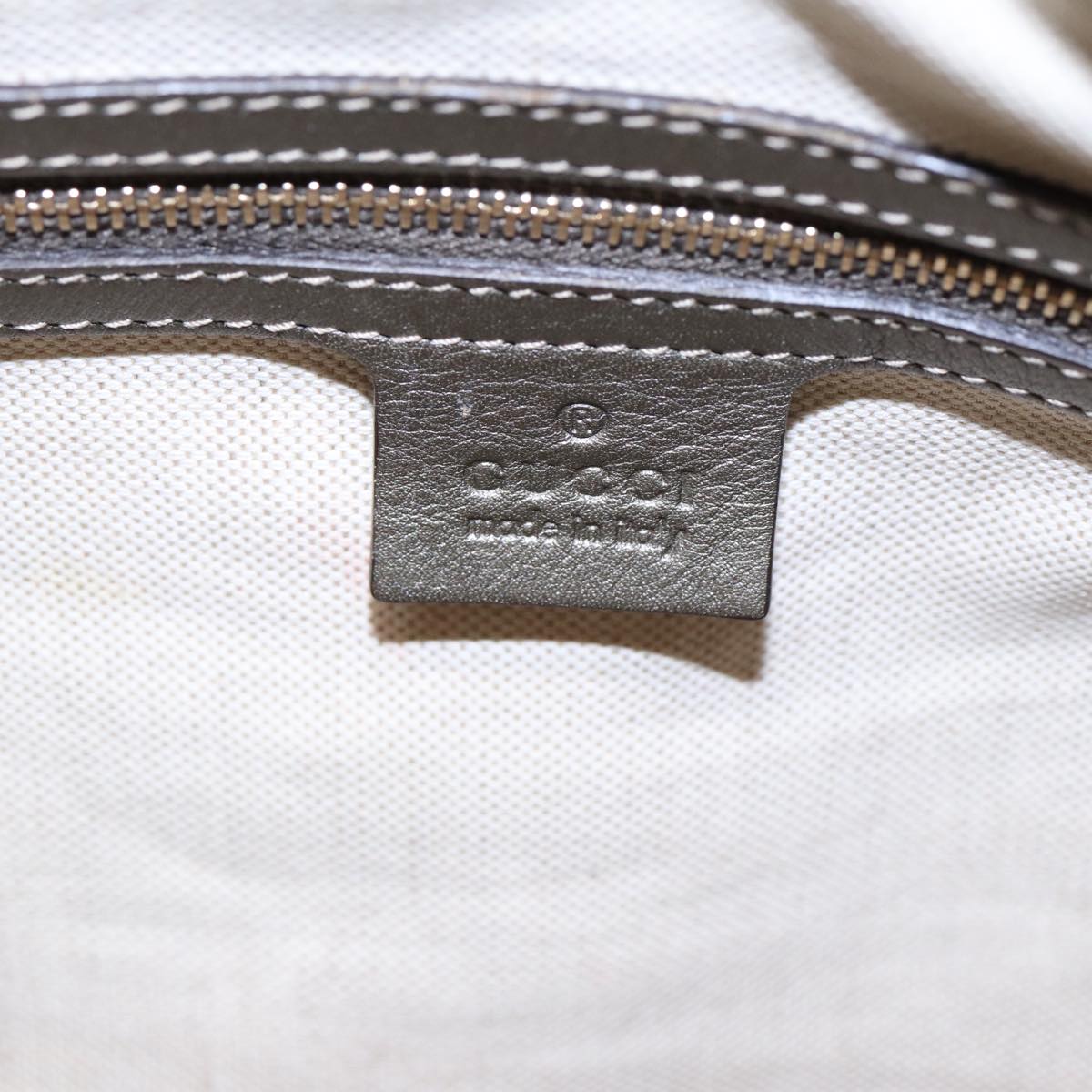 GUCCI GG Supreme UNICEF Snowman in Africa Boston Bag PVC Beige 189895 86638