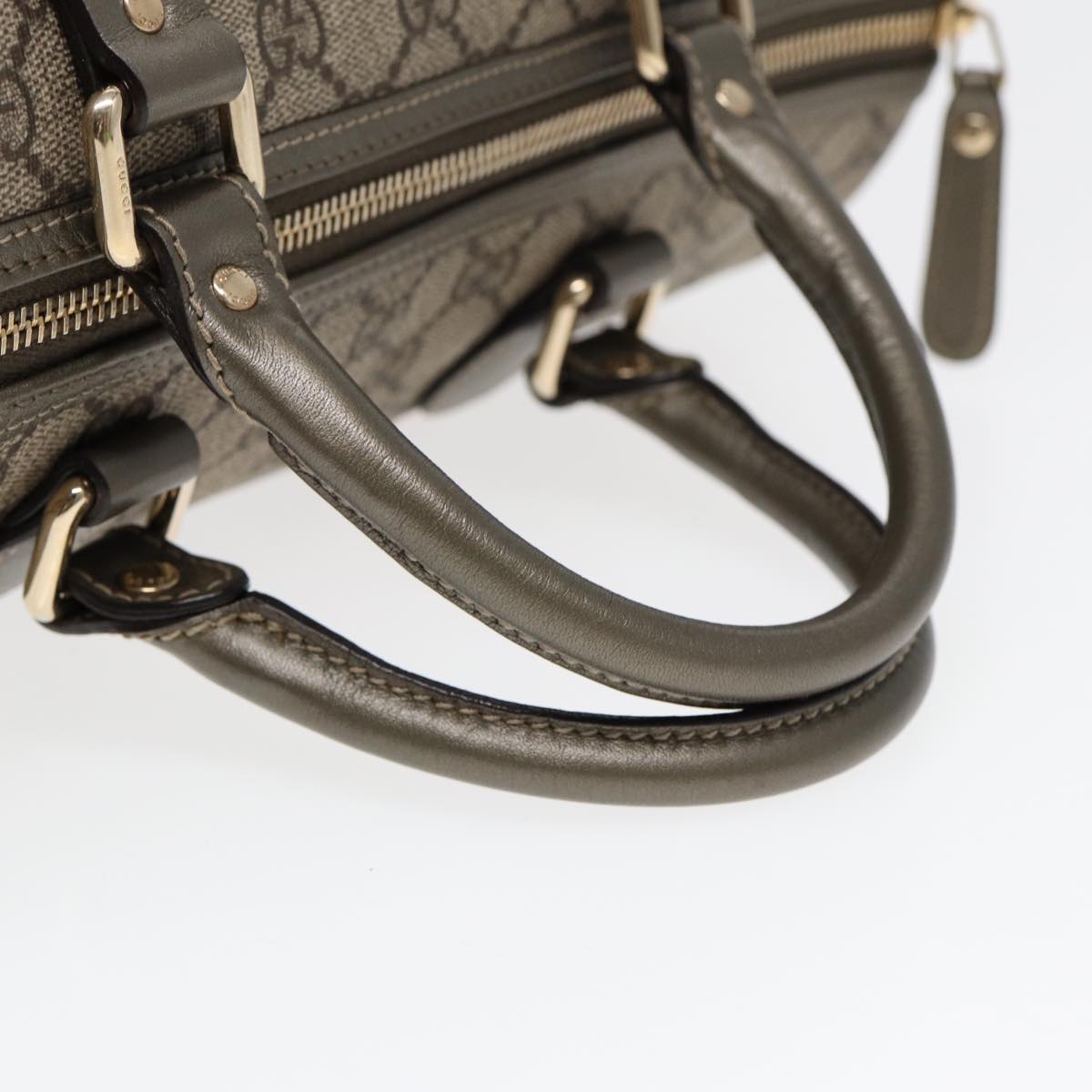 GUCCI GG Supreme UNICEF Snowman in Africa Boston Bag PVC Beige 189895 86638