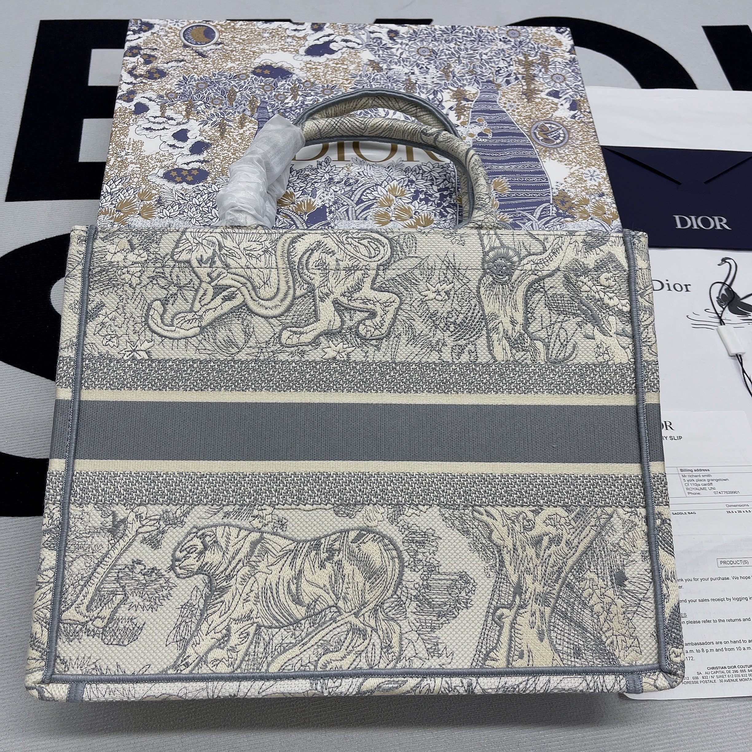 GLAMI MeGLAMIum Book Tote Gray, For Women, WomenÃ¢â‚¬â„¢s Handbags 14in/36cm CD M1296ZTDT_M932