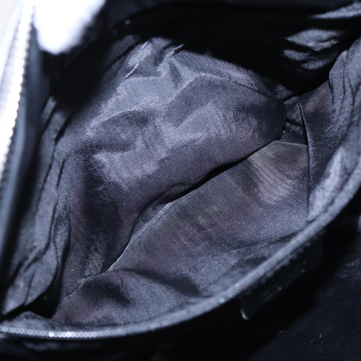 GUCCI GG Canvas Hand Bag Black Silver 000 0851 86898