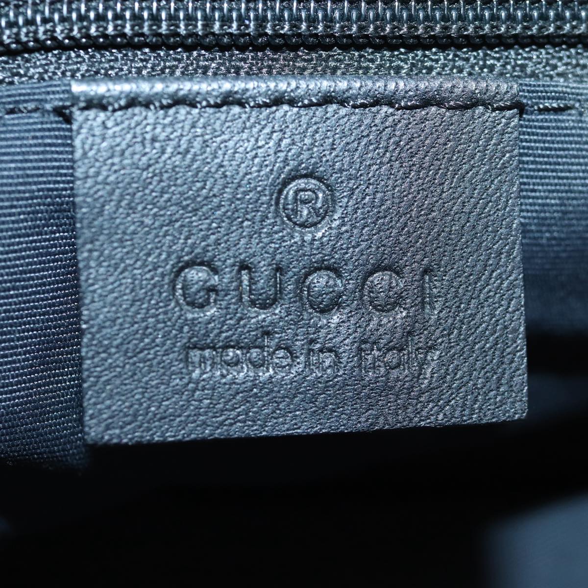 GUCCI GG Canvas Tote Bag Gray Silver 31243 86900
