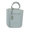 GUCCI Hand Bag Leather Light Blue 002 1118 0463 86903