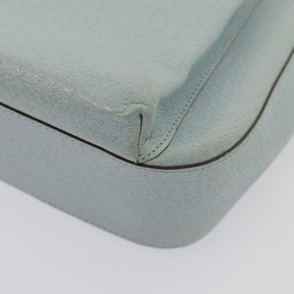 GUCCI Hand Bag Leather Light Blue 002 1118 0463 86903