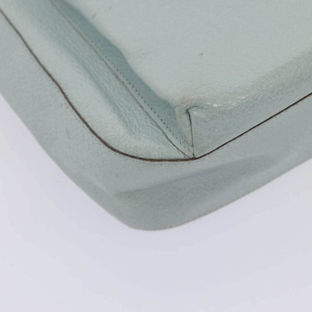 GUCCI Hand Bag Leather Light Blue 002 1118 0463 86903