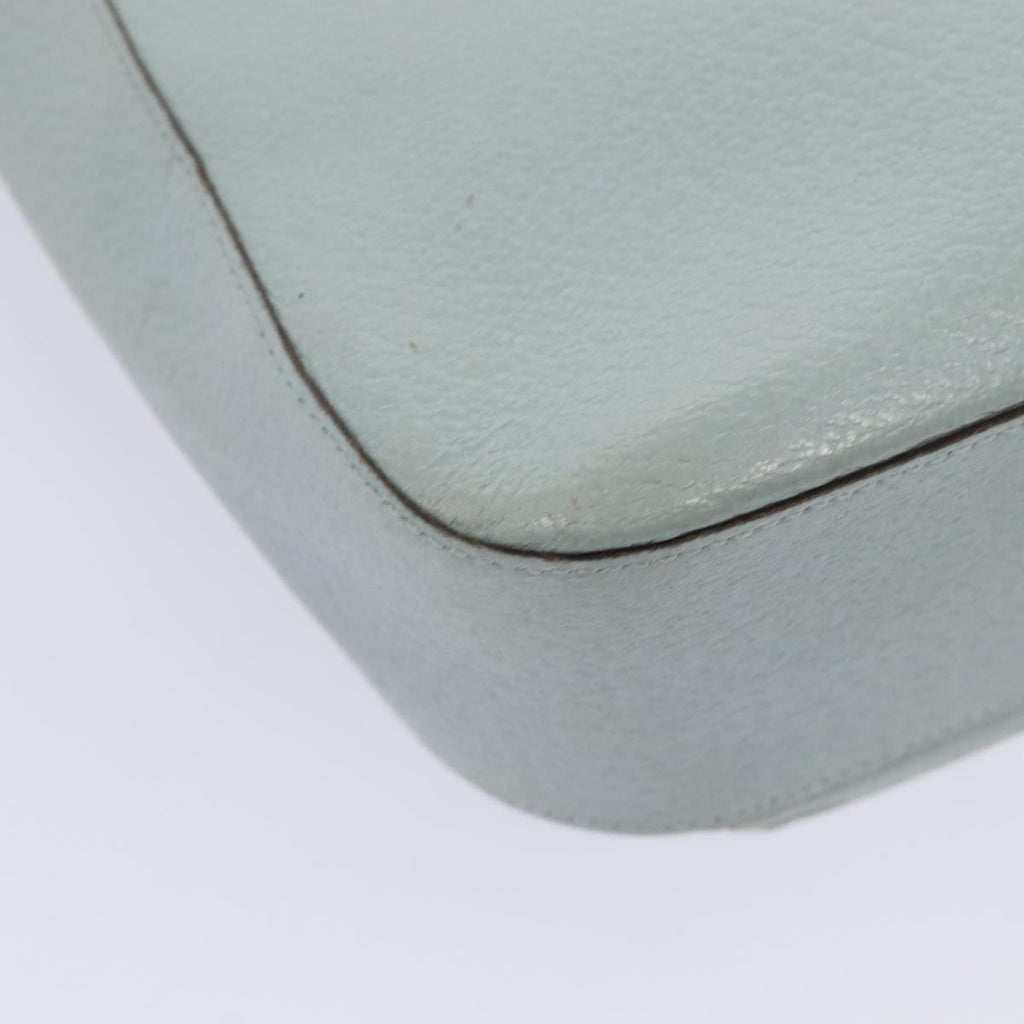 GUCCI Hand Bag Leather Light Blue 002 1118 0463 86903
