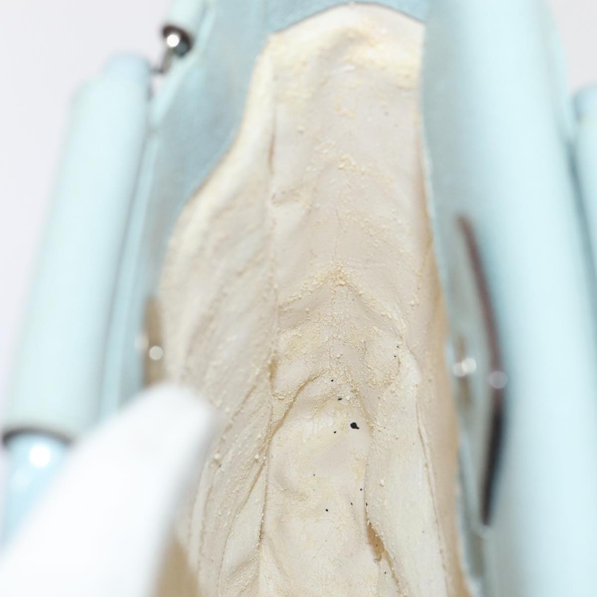GUCCI Hand Bag Leather Light Blue 002 1118 0463 86903