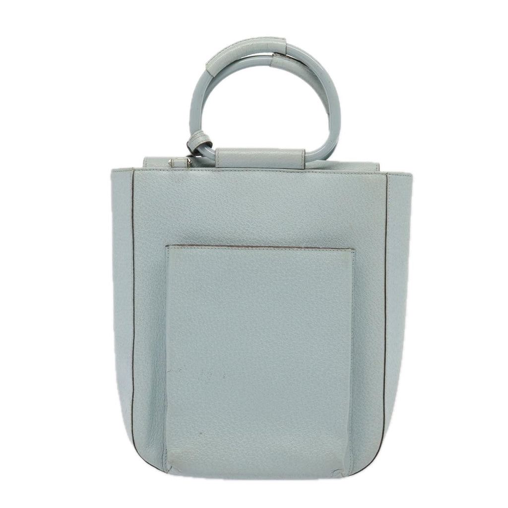 GUCCI Hand Bag Leather Light Blue 002 1118 0463 86903