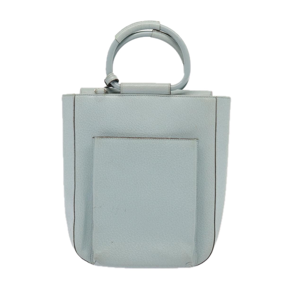 GUCCI Hand Bag Leather Light Blue 002 1118 0463 86903