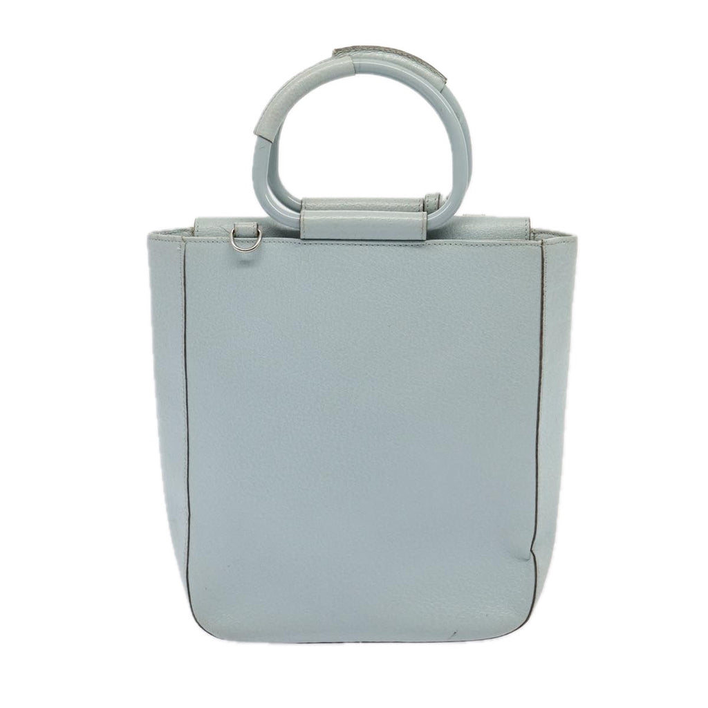 GUCCI Hand Bag Leather Light Blue 002 1118 0463 86903