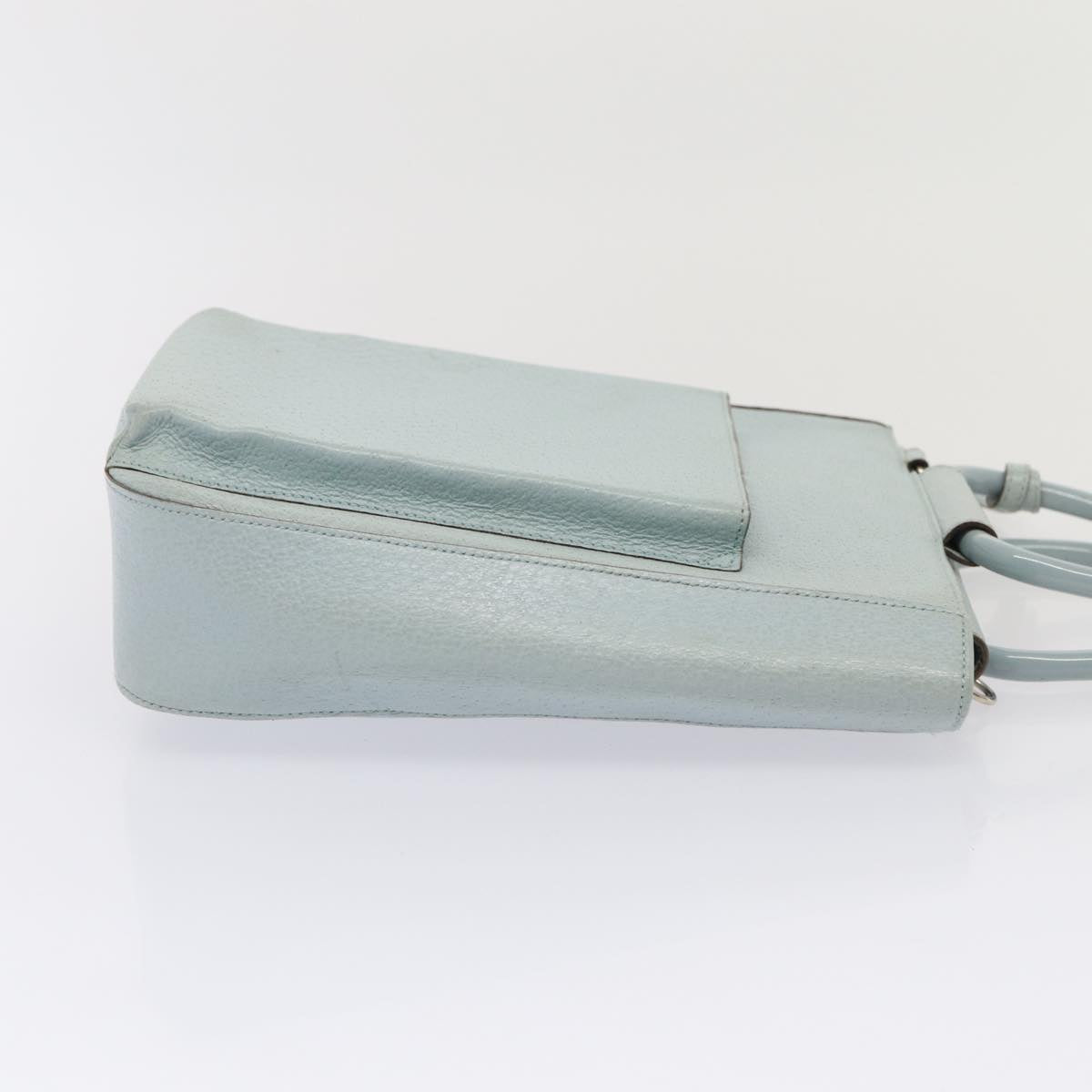 GUCCI Hand Bag Leather Light Blue 002 1118 0463 86903