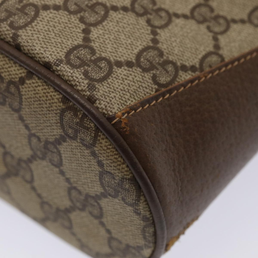 GUCCI GG Supreme Web Sherry Line Shoulder Bag Beige Gold 41 02 034 86914