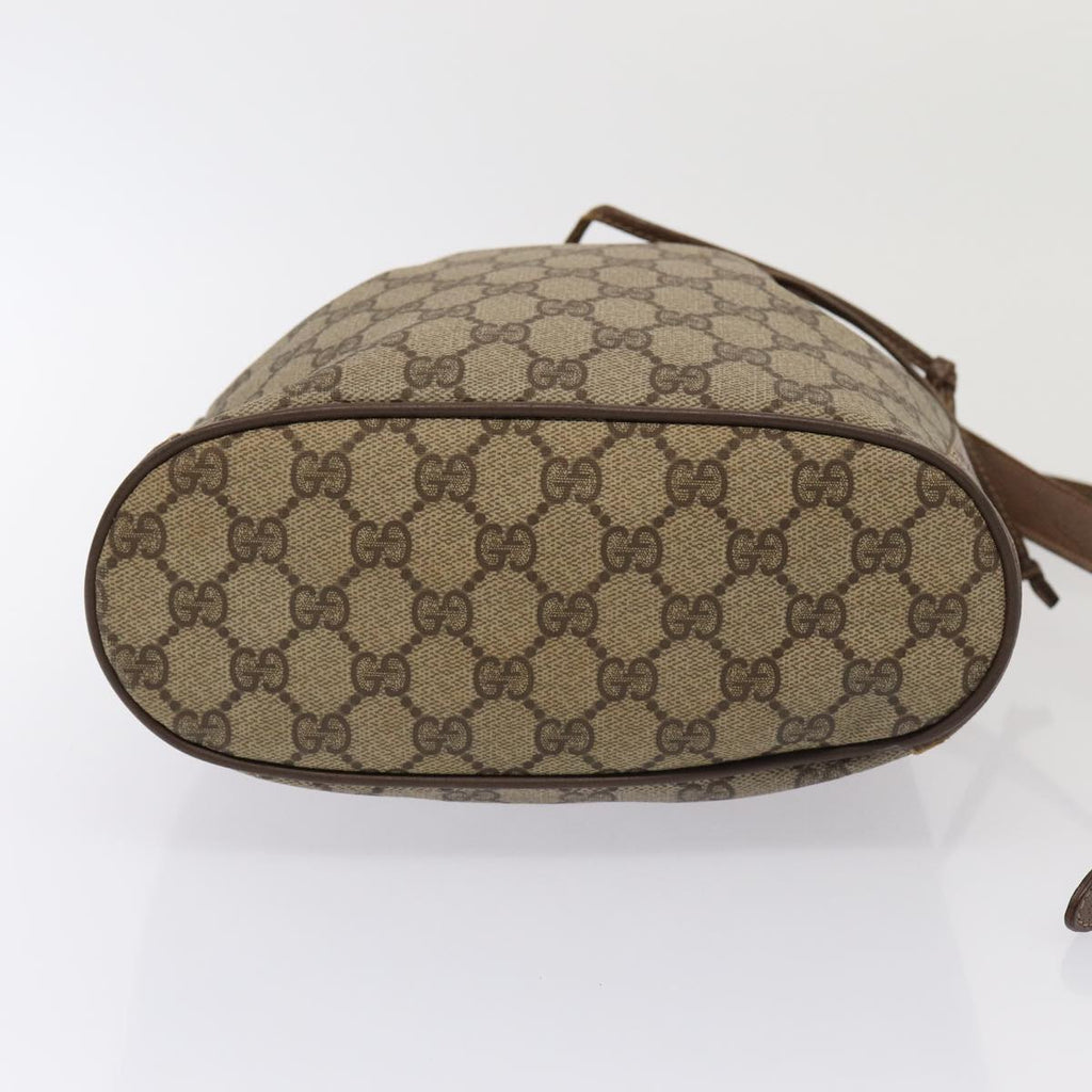 GUCCI GG Supreme Web Sherry Line Shoulder Bag Beige Gold 41 02 034 86914