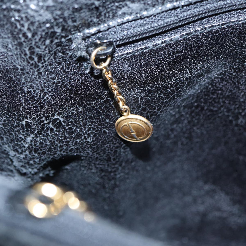 GUCCI Bamboo Hand Bag Suede Leather Black Gold 002 2853 0260 0 86923