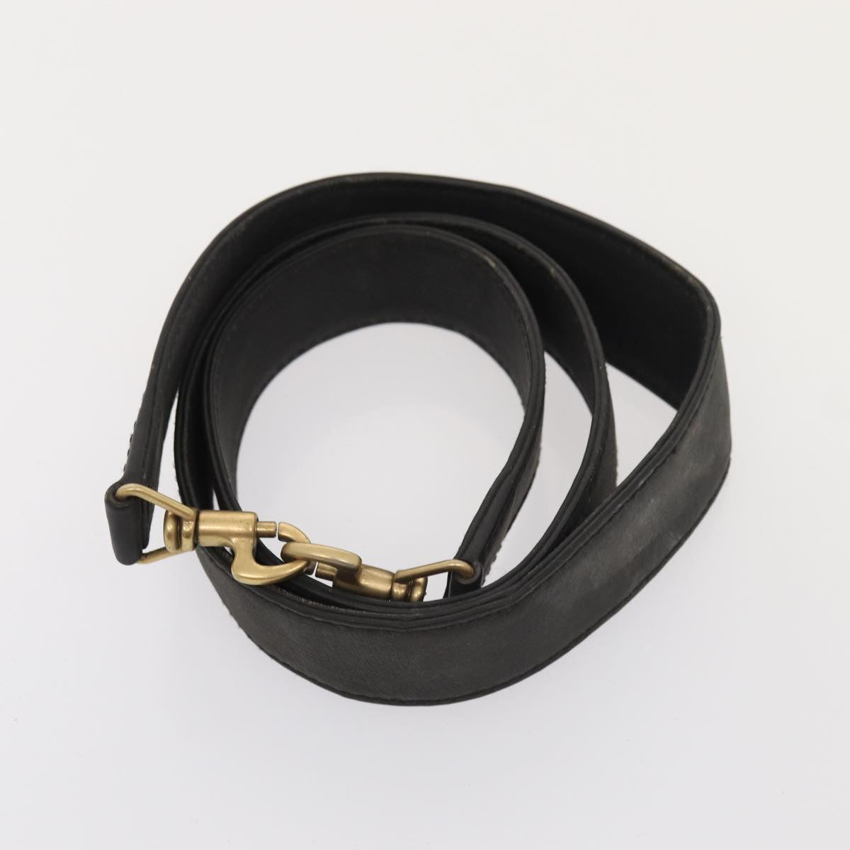 GUCCI Bamboo Hand Bag Suede 2way Black Gold 001 2058 1638 0 86967