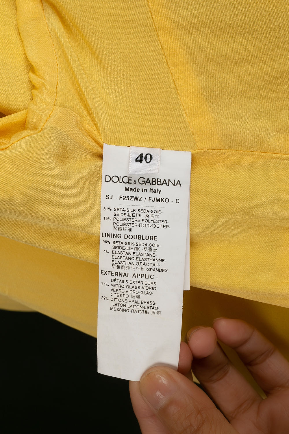 Veste en lamÃƒÆ’Ã‚Â© Dolce&Gabbana