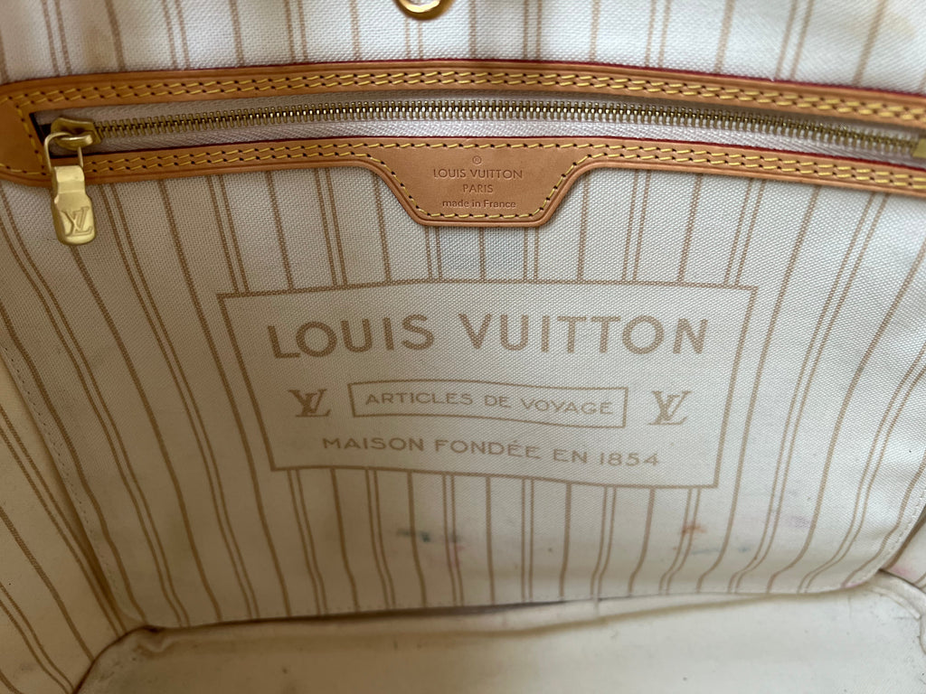 Louis Vuitton Neverfull MM  Damier Azur (RRP £1,410)