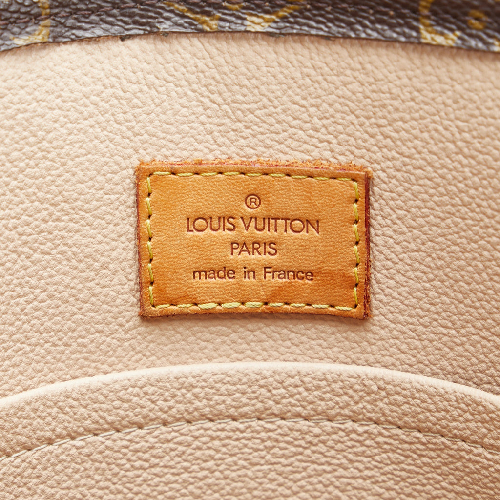Brown Louis Vuitton Monogram Sac Plat Tote Bag