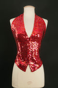 Gilet rouge ÃƒÆ’Ã‚Â  sequins Chantal Thomass