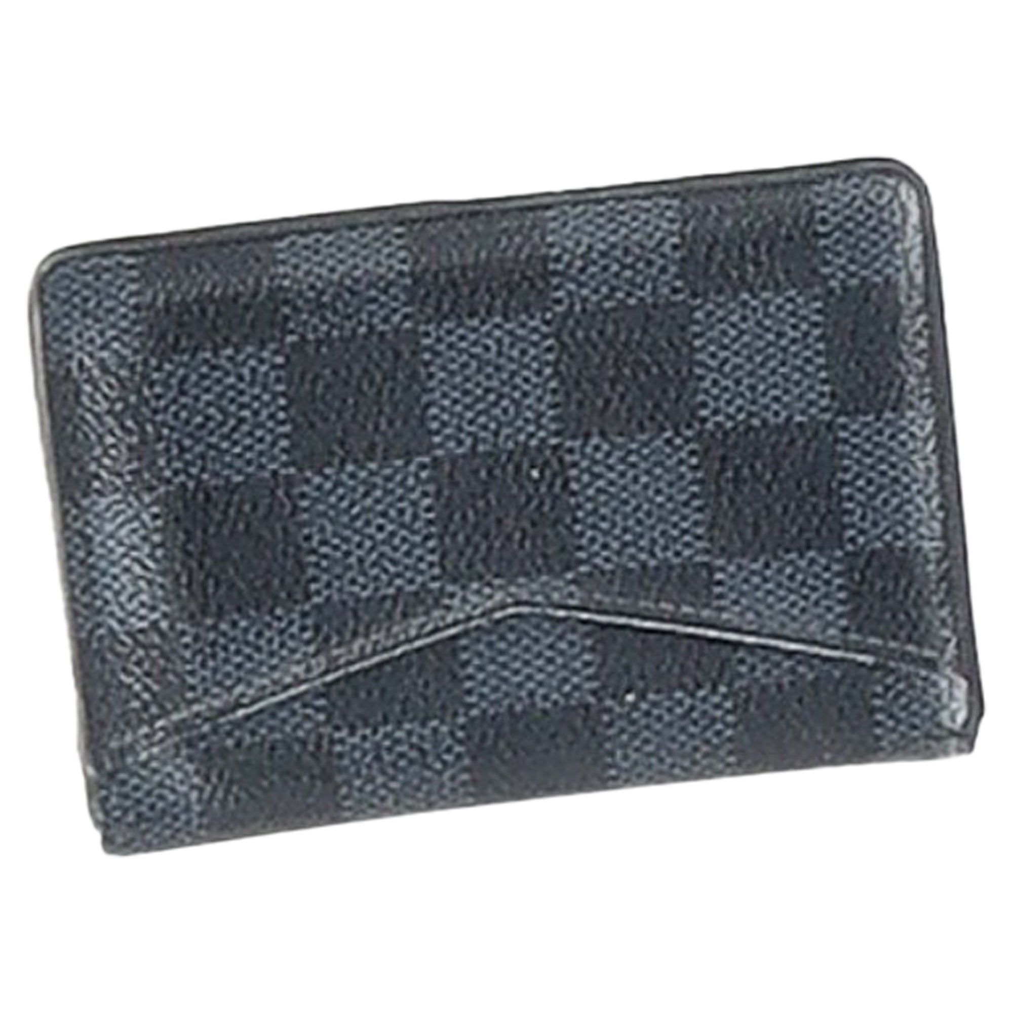 Louis Vuitton Damier Pocket Organizer in Black Coated Canvas