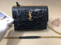 GLAMI Sunset Chain Wallet Black For Women 8.2in/21cm YSL