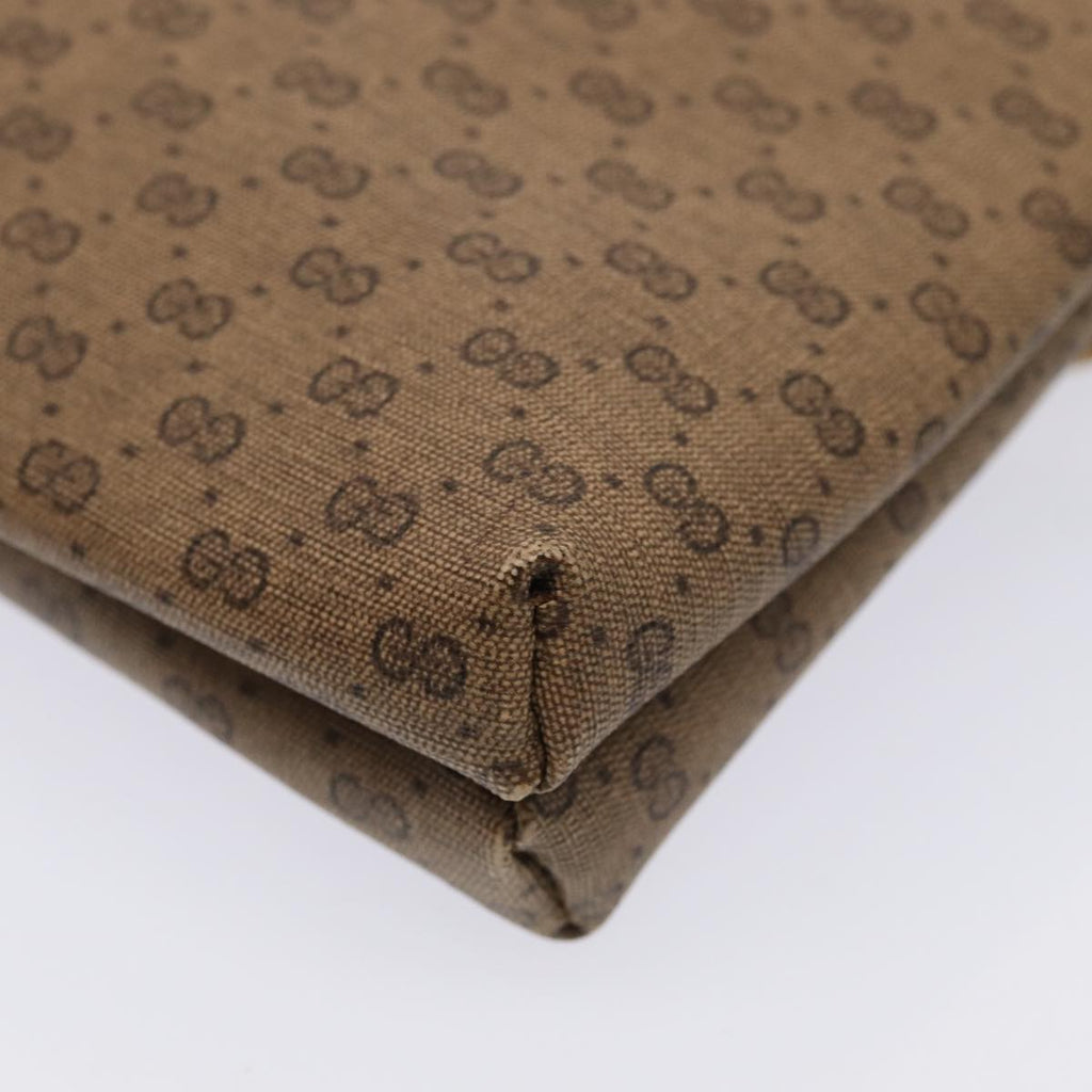 GUCCI Micro GG Supreme Shoulder Bag PVC Beige Gold 49 007 5548 87020