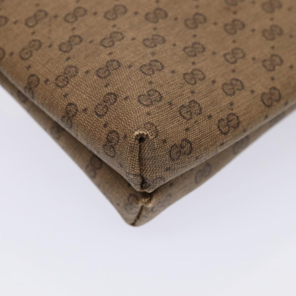 GUCCI Micro GG Supreme Shoulder Bag PVC Beige Gold 49 007 5548 87020