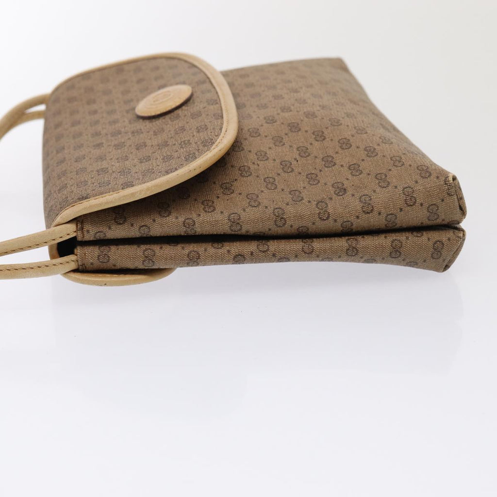 GUCCI Micro GG Supreme Shoulder Bag PVC Beige Gold 49 007 5548 87020