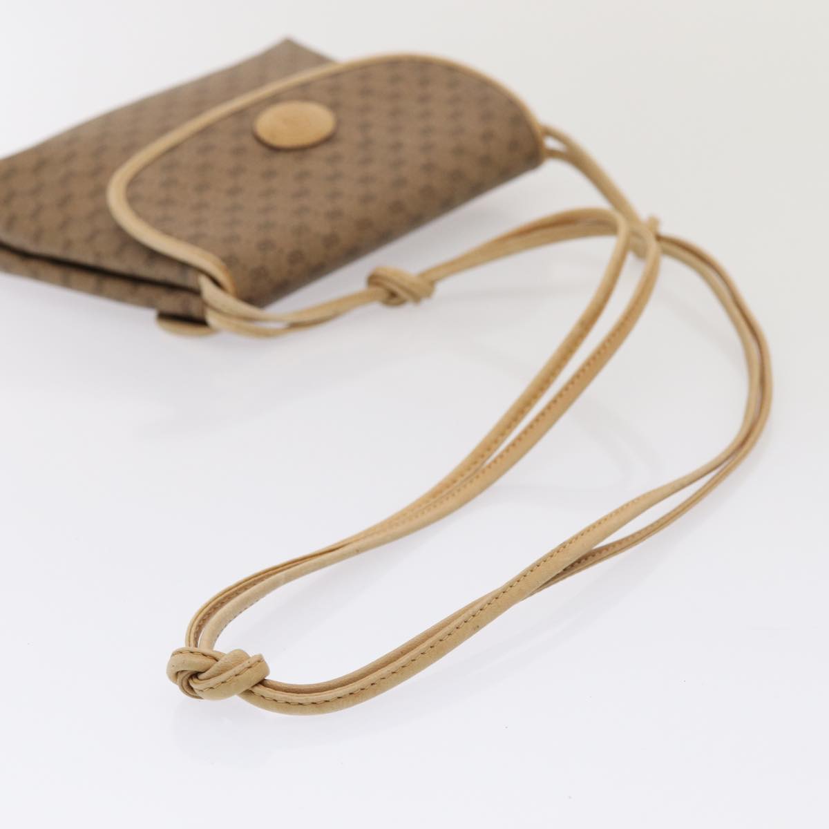GUCCI Micro GG Supreme Shoulder Bag PVC Beige Gold 49 007 5548 87020