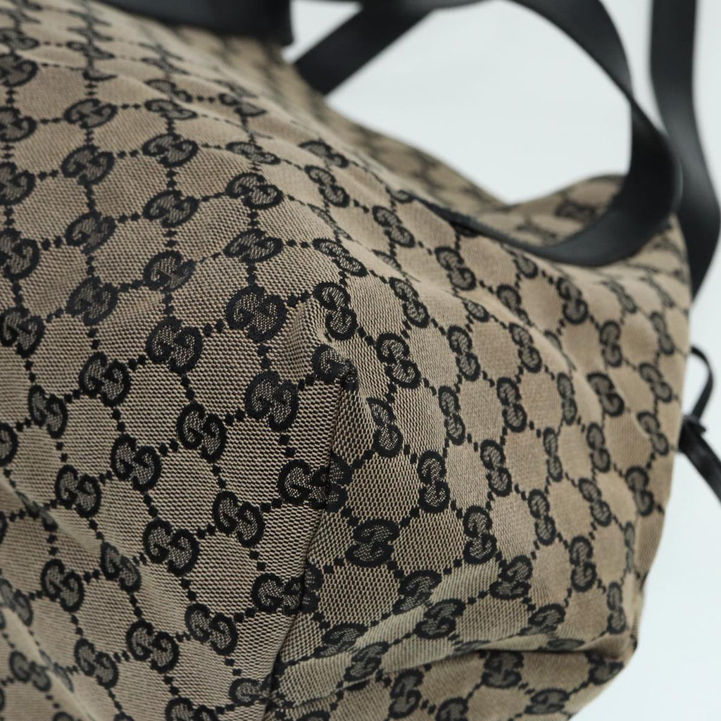 GUCCI GG Canvas Tote Bag Beige Gold 87025