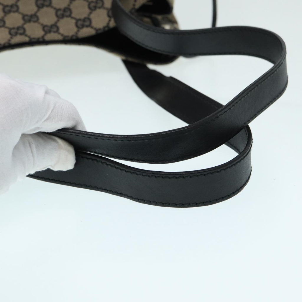 GUCCI GG Canvas Tote Bag Beige Gold 87025