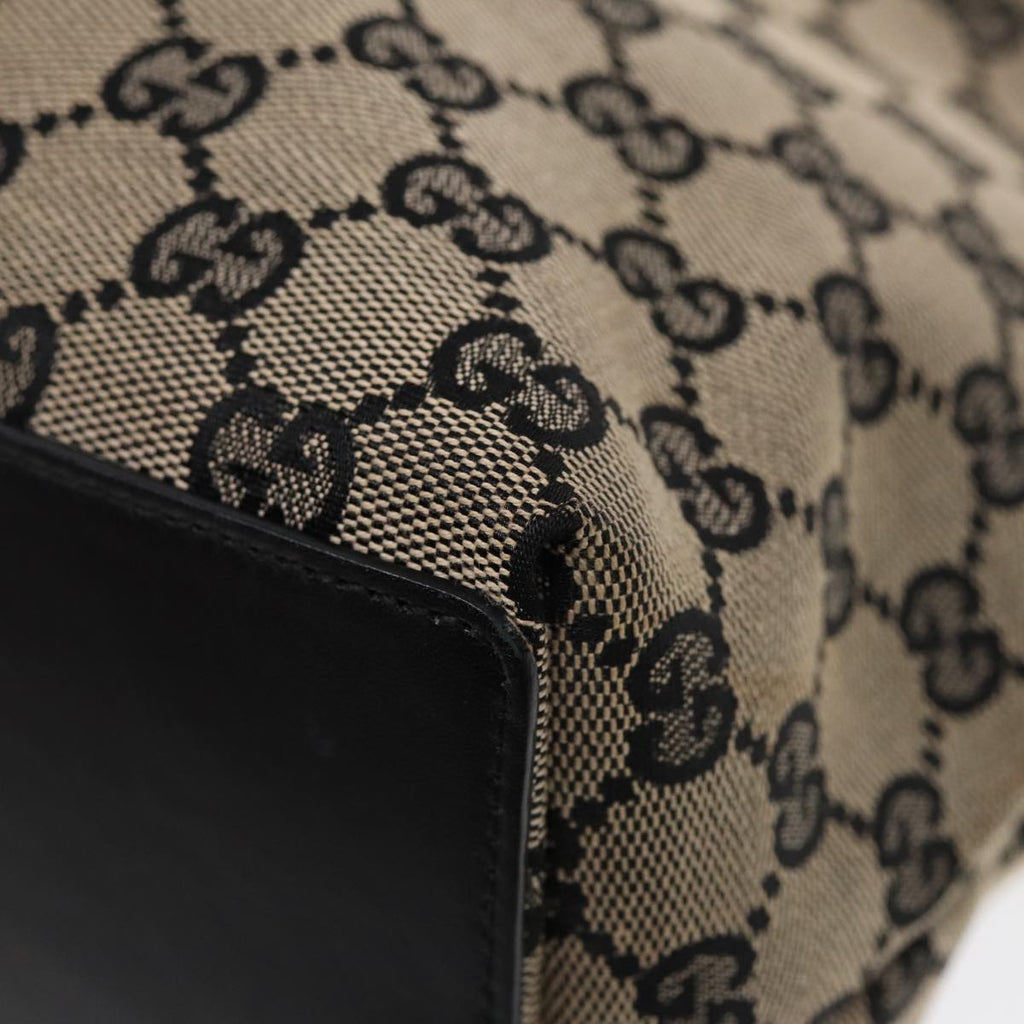 GUCCI GG Canvas Tote Bag Beige Navy Silver 002 1098 1705 87045