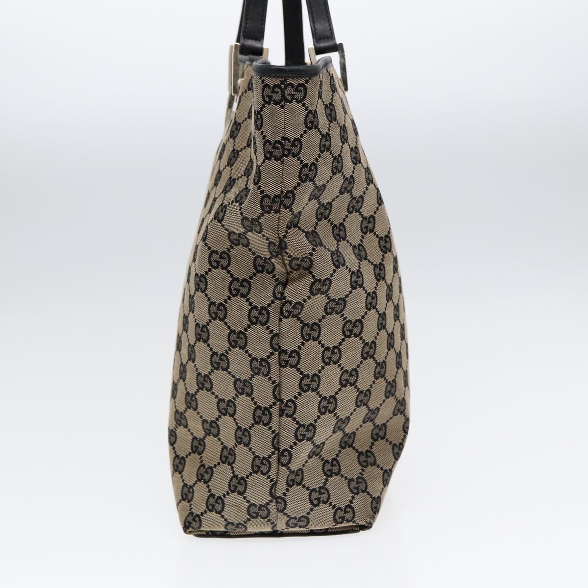 GUCCI GG Canvas Tote Bag Beige Navy Silver 002 1098 1705 87045