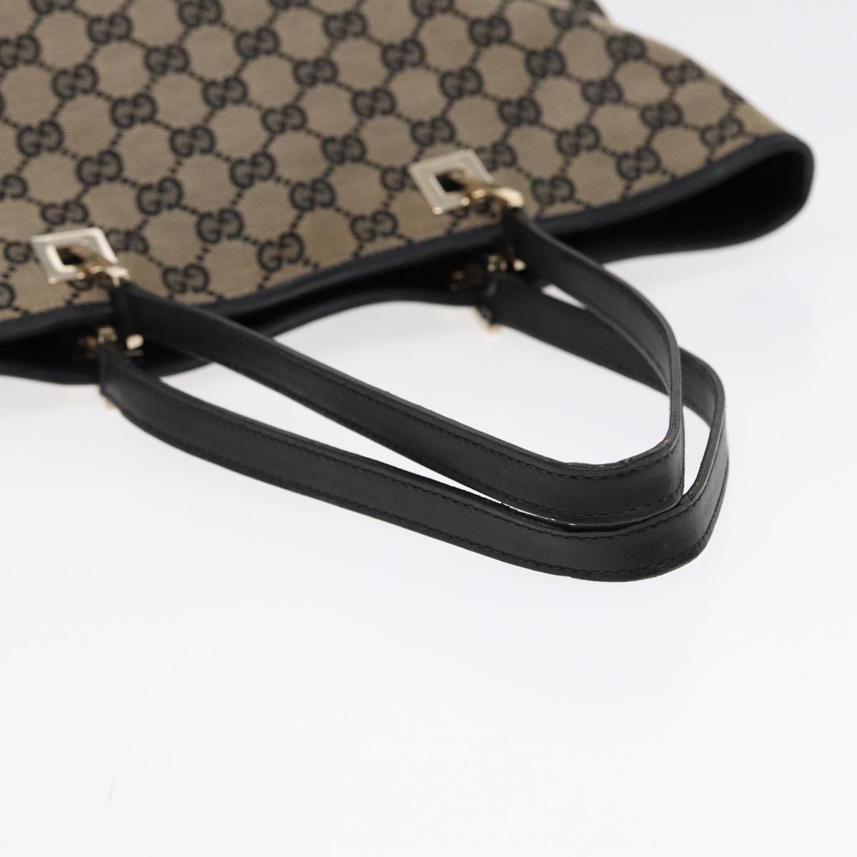 GUCCI GG Canvas Tote Bag Beige Navy Silver 002 1098 1705 87045